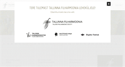 Desktop Screenshot of filharmoonia.ee